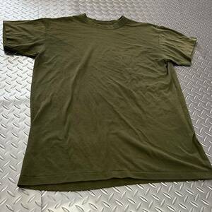 US 米軍放出品　Tシャツ DUKE OD ランニング　スポーツ　サバゲ　(INV NO34)