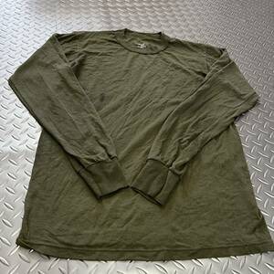 US 米軍放出品　ロングTシャツ　SOFFE SMALL OD ランニング　スポーツ　サバゲ　(INV NO38)