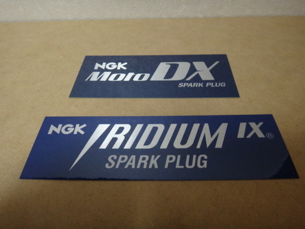 ＊ NGK Moto DX、IRIDIUM IX ステッカー ３種類 ★ 弐 送ネ