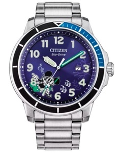 ☆CITIZEN シチズン エコドライブ Disney ミッキー ブルー aw1529-81w 海外モデル メンズ 腕時計 AW1529-81W