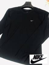 NIKE　DRI-FIT　ナイキ　トレーニングウェア　ヨガ　ランニング　長そで　ブラック　サイズM_画像1