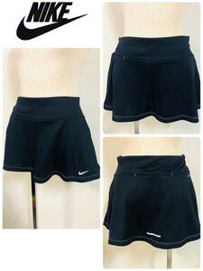 Неиспользованная NIKE RUNNING DRY-FIT Nike Running Skirt Спортивная юбка с карманом на молнии Черный размер M