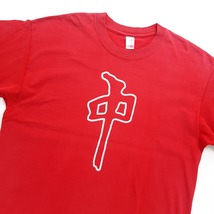 カナダ製 「中」 Tシャツ 赤 XL 漢字_画像5