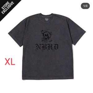 新品　新宿伊勢丹メンズ20周年限定　NEIGHBORHOOD ネイバーフッド　NH 232 SPOT . TEE SS-1 ピグメント加工スカルTシャツ gray XLサイズ