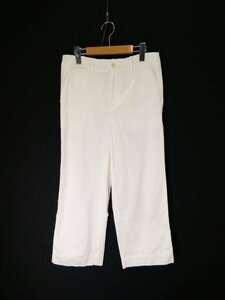  Polo Ralph Lauren Polo wide Denim pants [L's(2/155)/ white /S rank ]e3E