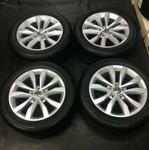 VW 17x7J+43 112 5H★BRIDGESTONE TURANZA ER300[215/55R17]*o_画像1