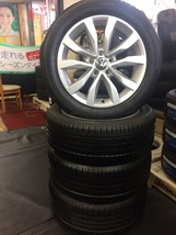 VW 17x7J+43 112 5H★BRIDGESTONE TURANZA ER300[215/55R17]*o_画像2