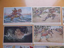 1920-30年代　屋島の歴史　源平の戦い　彩色絵葉書　8枚　香川県高松市屋島　四4_画像2