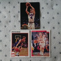 NBA カード ☆ STEVE KERR 3枚セット ☆ スティーブ カー Cleveland Cavaliers Chicago Bulls ☆ TOPPS HOOPS UPPER DECK_画像1