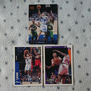 NBA カード ☆ JASON KIDD 3枚セット ☆ ジェイソン キッド Dallas Marvericks Phoenix Suns ☆ UPPER DECK 1995 1996 1997