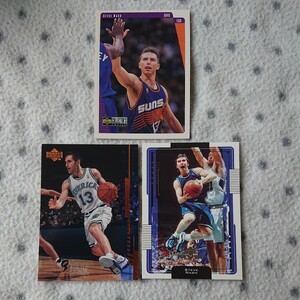 NBA カード ☆ STEVE NASH 3枚セット ☆ スティーブ ナッシュ Phoenix Suns Dallas Marvericks ☆ UPPER DECK 1997 2000 2001