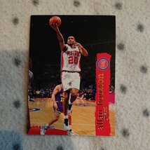 NBA カード ☆ ALLAN HOUSTON 4枚セット ☆ アラン ヒューストン Detroit Pistons NewYork Knicks ☆ HOOPS UPPER DECK_画像2