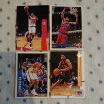 NBA カード ☆ ALLAN HOUSTON 4枚セット ☆ アラン ヒューストン Detroit Pistons NewYork Knicks ☆ HOOPS UPPER DECK_画像1