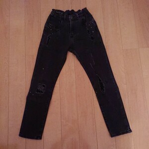 [Используется] Zara Boys Jeans Size9 134㎝ ☆ Zara Boys Jeepin Denim Jeans Джинсовая ткань