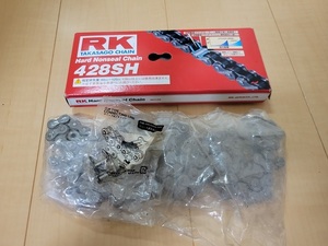 RKチェーン ノンシールチェーン STD 鉄色 428SH 112L