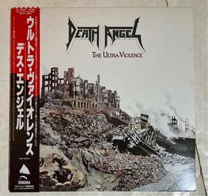 LP 87年 国内盤 帯付 Death Angel The Ultra-Violence デス・エンジェル ウルトラ・ヴァイオレンス ALI-28062