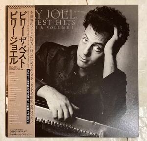 2LP 85年 国内盤 帯 ブックレット付 BILLY JOEL ビリー・ジョエル Greatest Hits Volume I & Volume II ビリー・ザ・ベスト 40AP 3060~1