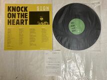 美盤 LP 帯 インサート ハガキ付 Sion シオン Knock On The Heart 15HS-7_画像3