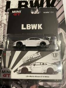 新品未開封 MINI GT LBWorks Nissan GT-R White ホワイト LBWK No.68 b