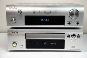 比較的美品　DENON　DRA-F102/DCD-F102　チューナーアンプ+CDプレーヤー（部品交換・整備・クリーニング済）