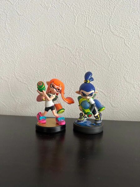 スプラトゥーン amiibo アミーボ スプラトゥーンアミーボ ボーイ ガール オレンジ