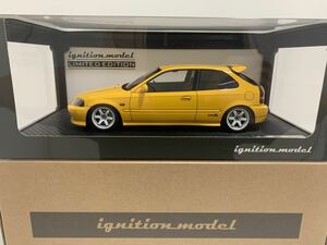 イグニッションモデル WEB限定 1/18 Honda CIVIC ホンダ シビック(EK9) Type R Yellow イエロー IG2675 車両のみ IGNITION MODEL