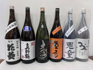 【1円から】日本酒 人気　6本セット　激安 　一升瓶　 居酒屋 1800ml 