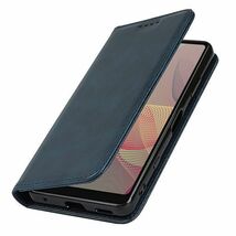 【新品】マグネット 手帳型 Xperia Ace II ケース ネイビー SO-41B XperiaAce2 エクスペリアエース2 Ace 2 手帳 カバー スマホケース 保護_画像5