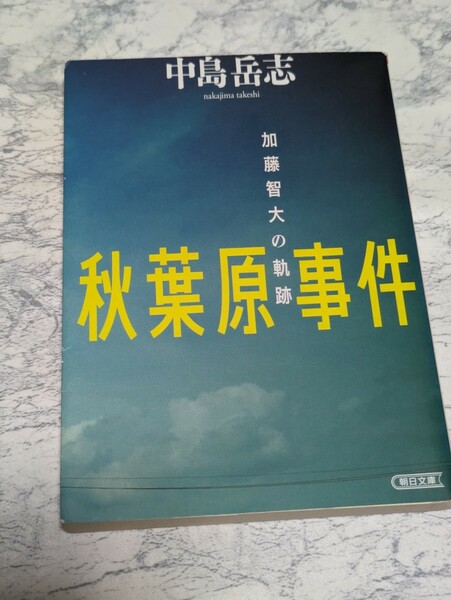 秋葉原事件　加藤智大の軌跡 　死傷者17名　無差別殺傷事件　彼の人生　派遣切り　　朝日文庫 中島岳志