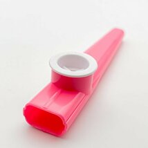 G048-2 ABS カズー KAZOO 楽器 ピンク_画像2