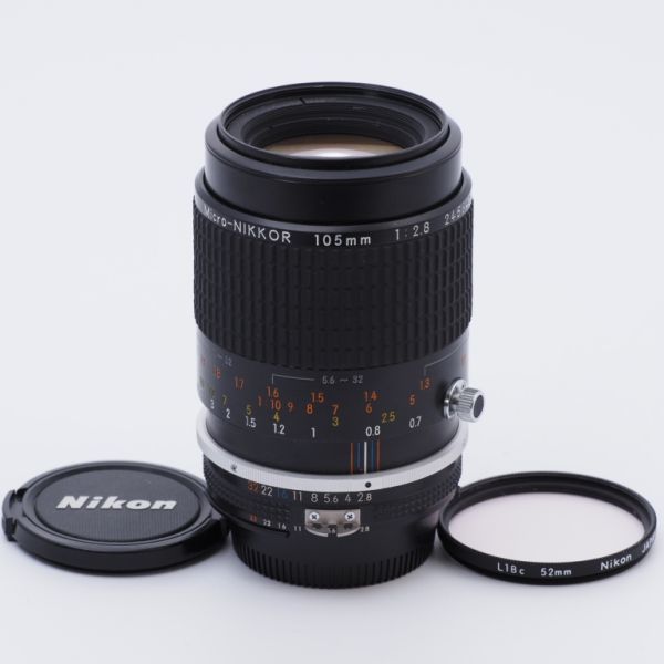☆美品☆ Nikon Ai-s Micro NIKKOR 105mm F2.8 Lens ニコン レンズ 完
