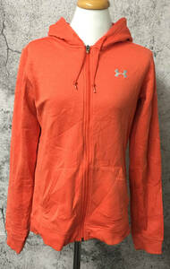 #74_0036 [ б/у товар ] [UNDER ARMOUR] полный Zip флис Parker женский MD размер orange 