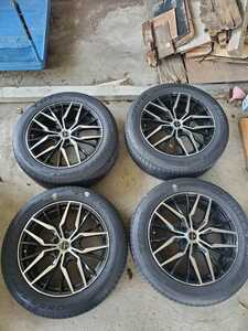 中古】ロクサーニ19インチ8J、45メッシュホイール5穴114.3★バリ溝toyo225/55R19loxarny★ハリアームラーノCX5CX7CX60CRV