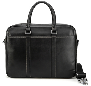  both sides same business bag original leather briefcase lady's 14PC A4 correspondence . cow leather car f leather 2WAY document bag black TIDING. cow 