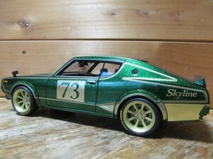 《全国一律送料800円》超希少 １／２４ スカイライン GTR レーシング 1973年 緑色 ケンメリ GT-R