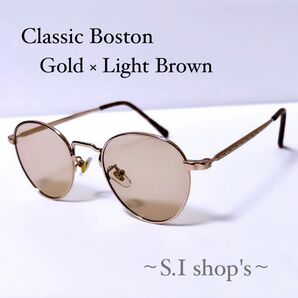 新品 クラシック ボストン サングラス UV メタル オシャレ ファッション