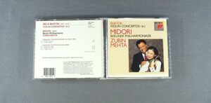 ★米CD MIDORI GOSHIMA-MEHTA/BARTOK-VIOLIN CONC. 1 & 2 ★