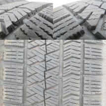 中古タイヤ ホイールセット 195/65R15 91Q 15インチ 15x6J +43 5穴 PCD100 ブリヂストン 冬 プリウス 送料無料 (沖縄、離島除く) a18822_画像5