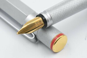 rotring ロットリング 600 18K 750 M シルバー 万年筆 20747101