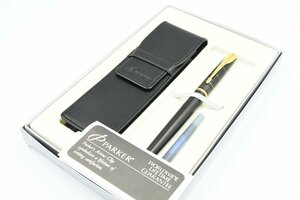 PARKER パーカー Latitude ラティテュード F ブラック×ゴールド 万年筆 箱 20758924