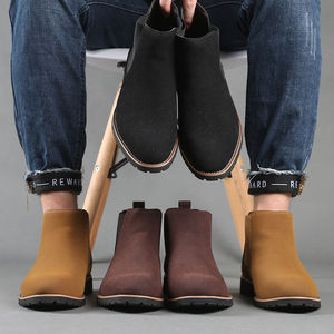新入荷 黒 ブーツ メンズ ショートブーツ ワークブーツ ミリタリーブーツ サイドゴア エンジニアブーツ メンズ靴 サイズ選択可