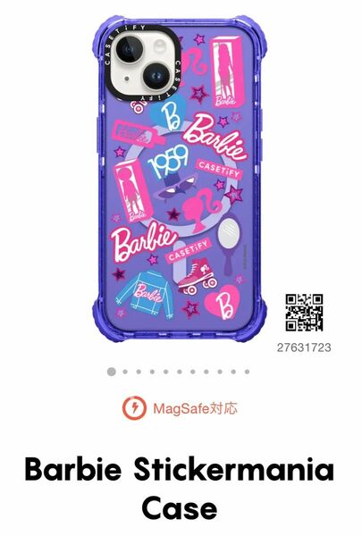 【美品/箱付き】casetify Barbie MagSafe対応 iPhone14ケース