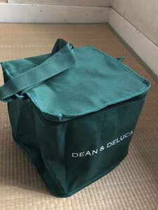 ★新品★DEAN & DELUCA 保冷バッグ 立方体 グリーン 緑 ディーン アンド デルーカ