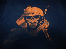 超希少 70's グレイトフル デッド 両面 スカル 2トーン NAVY Tee GRATEFUL DEAD ビンテージ オリジナル (検 バンド ロック 506XX LEVIS 501_画像8