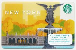 北米 USA スターバックスカード 2015 ニューヨーク限定 NYC スタバカード 海外 アメリカ スタバカード 地域限定