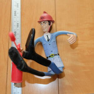 ぐにゃぐにゃ曲がる人形 消防士 FD フィギュア 外国人 海外 firefighter ファイヤーファイター レトロ インテリア 置物 おもちゃ