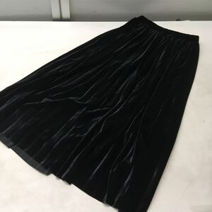  free shipping *AZUL by moussy azur bai Moussy * long skirt be lower skirt *M size * black #51012sj69