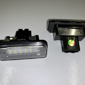 ベンツ LED ナンバー灯 W211ワゴン E240 E280 E300 E320 E350 E500 E55 E63 キャンセラー 内蔵 ライセンスランプの画像5