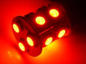 T20 type SMD13 полосный двойной LED Wedge лампочка красный 