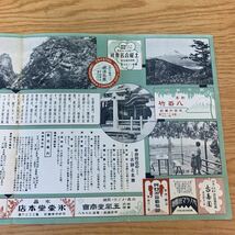 甲府温泉 鳥瞰図 案内図 略図 参考資料 資料 当時物 圓 銭 甲府 観光案内 アンティーク 富士五湖 古跡 名勝 og2_画像5